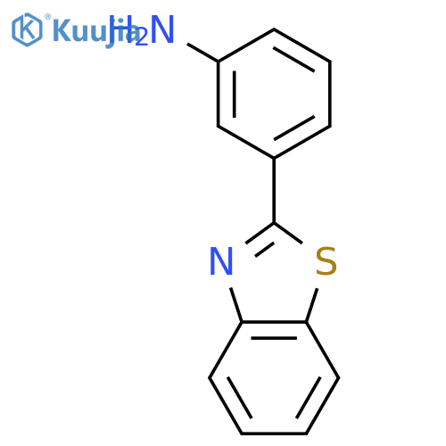 3-(1,3-benzothiazol-2-yl)aniline structure