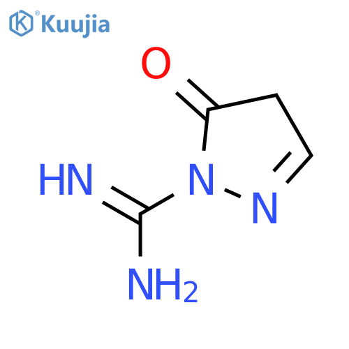 4,5-dihydro-5-oxo-1H-Pyrazole-1-carboximidamide structure