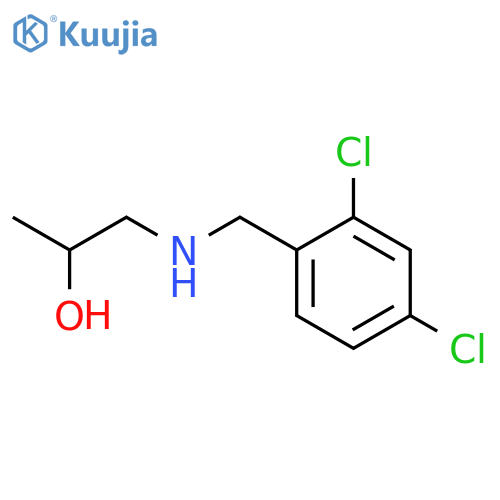 1-[(2,4-dichlorobenzyl)amino]-2-propanol structure