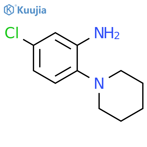 5-chloro-2-(piperidin-1-yl)aniline structure