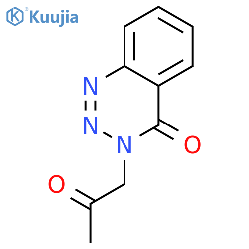 3-(2-oxopropyl)-1,2,3-benzotriazin-4(3H)-one structure