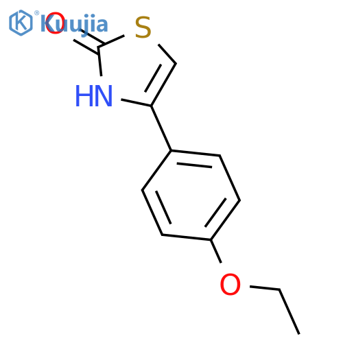 4-(4-ethoxyphenyl)-2,3-dihydro-1,3-thiazol-2-one structure