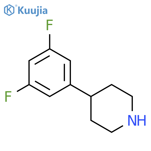 4-(3,5-Difluorophenyl)piperidine structure
