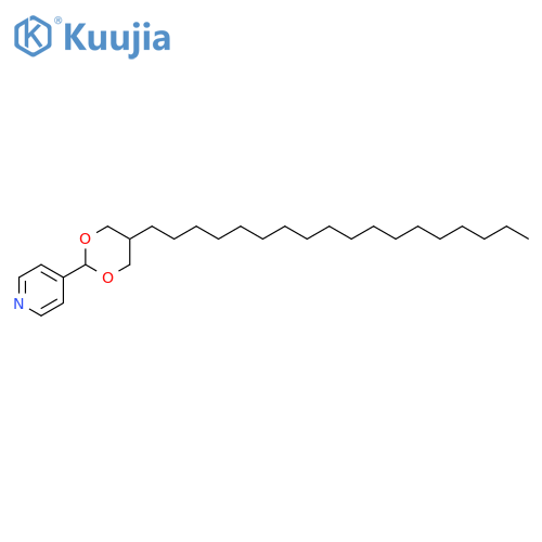PYRIDINE, 4-(5-OCTADECYL-1,3-DIOXAN-2-YL)- structure