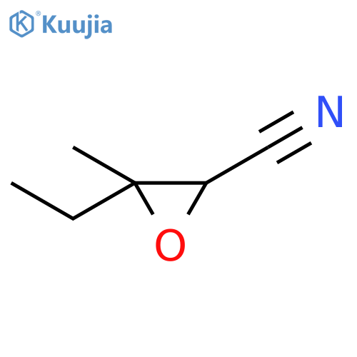3-Ethyl-3-methyloxirane-2-carbonitrile structure