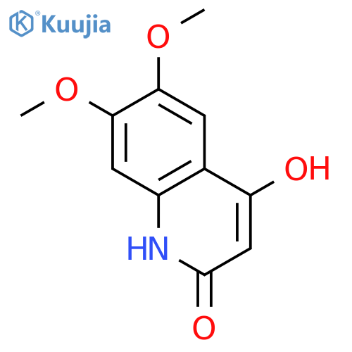 4-hydroxy-6,7-dimethoxyquinolin-2(1H)-one structure