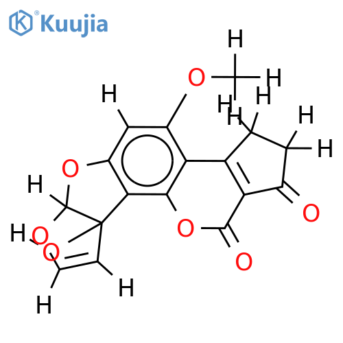 Aflatoxin M(1) structure