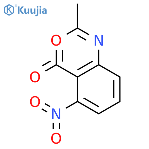 5-nitro-2-methylbenzo[d][1,3]oxazin-4-one structure