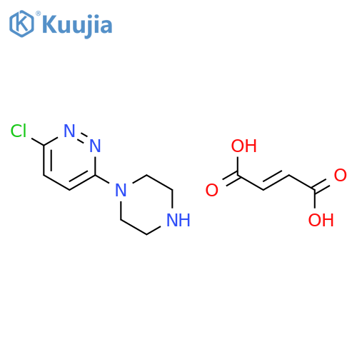 Pyridazine, 3-chloro-6-(1-piperazinyl)-, (2E)-2-butenedioate (1:1) structure
