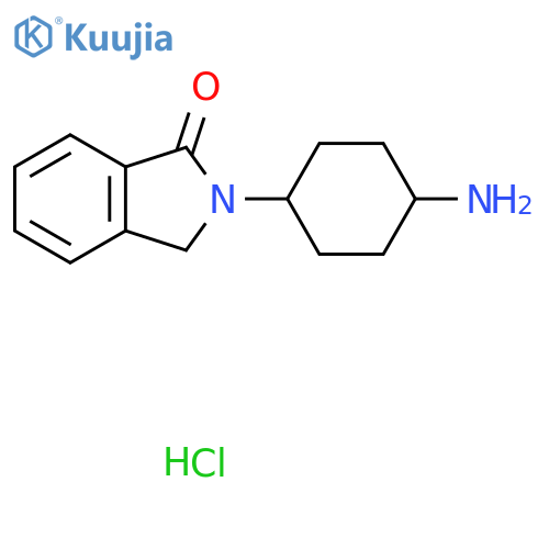 2-[(1R*,4R*)-4-Aminocyclohexyl]isoindolin-1-one hydrochloride structure