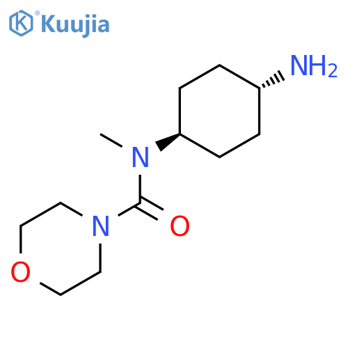 4-Morpholinecarboxamide, N-(trans-4-aminocyclohexyl)-N-methyl- structure