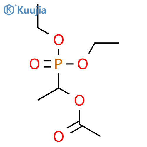 1-(Diethoxyphosphoryl)ethyl acetate structure