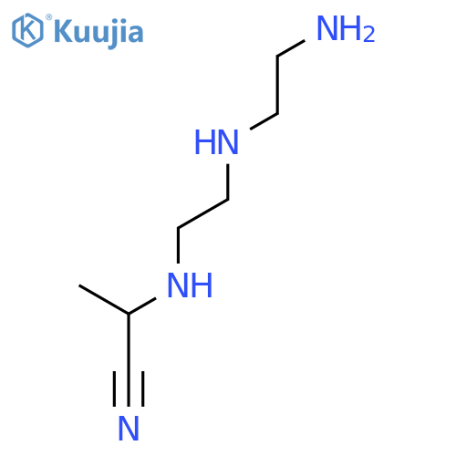 Propanenitrile,2-[[2-[(2-aminoethyl)amino]ethyl]amino]- structure