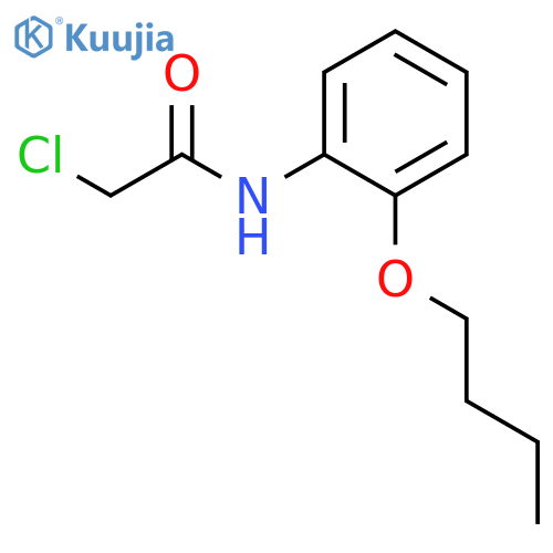 N-(2-butoxyphenyl)-2-chloroacetamide structure