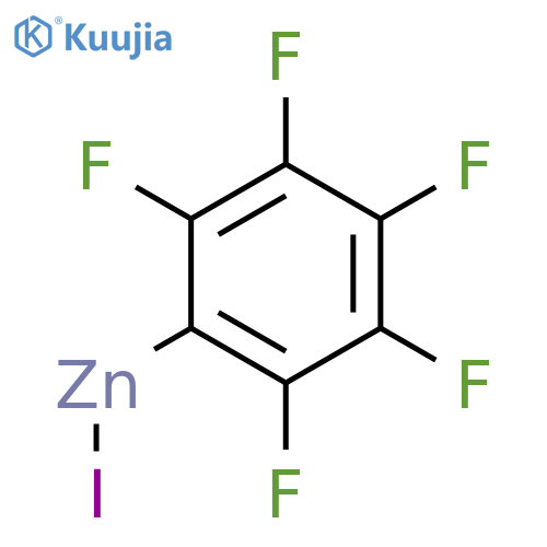 ZINC, IODO(PENTAFLUOROPHENYL)- structure