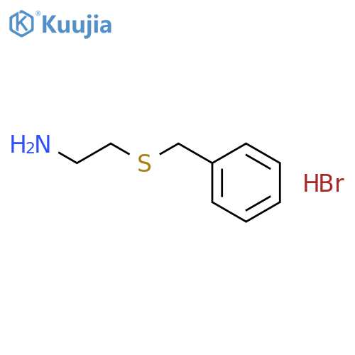 2-(Benzylsulfanyl)ethan-1-amine--hydrogen bromide (1/1) structure