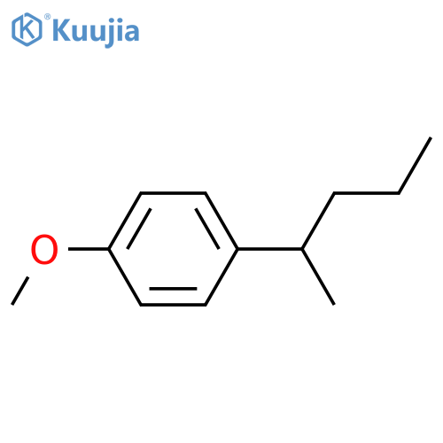 1-Methoxy-4-(1-methylbutyl)benzene structure