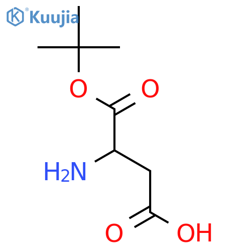L-Aspartic Acid 1-tert-Butyl Ester structure