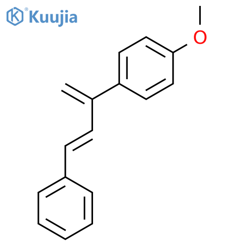 BENZENE, 1-METHOXY-4-(1-METHYLENE-3-PHENYL-2-PROPENYL)- structure