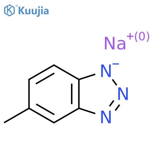 1H-Benzotriazole, 5-methyl-, sodium salt structure