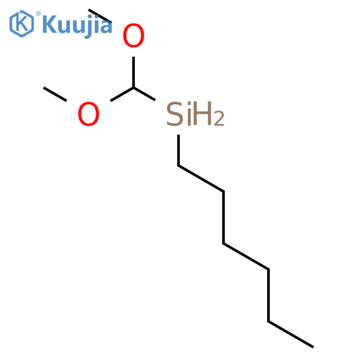 (Dimethoxymethyl)(hexyl)silane structure