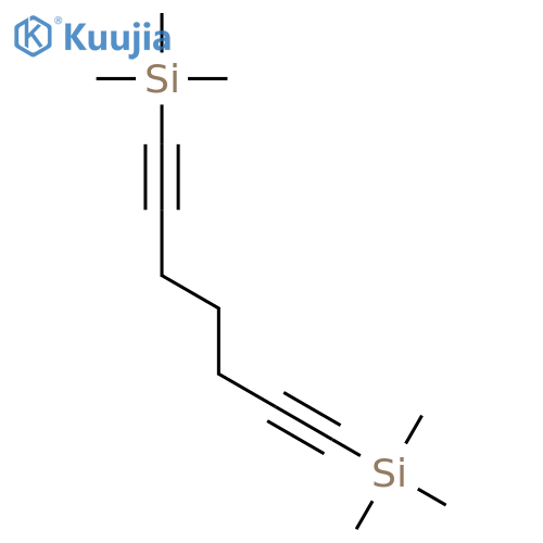 Silane, 1,6-heptadiyne-1,7-diylbis[trimethyl- structure