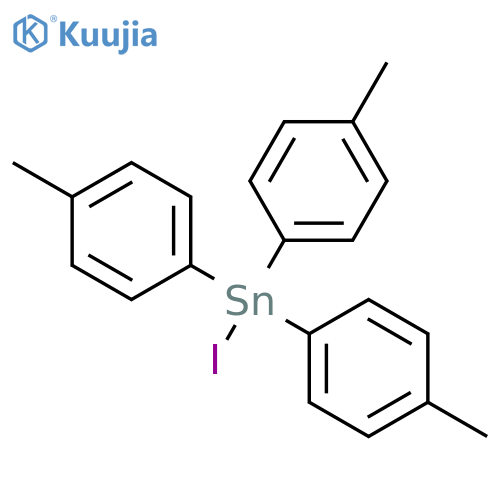 Iodotris(4-methylphenyl)stannane structure