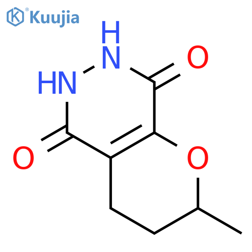3,4,6,7-tetrahydro-2-methyl-2H-Pyrano[2,3-d]pyridazine-5,8-dione structure