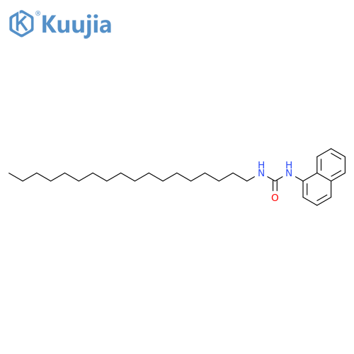 Urea,N-1-naphthalenyl-N'-octadecyl- structure