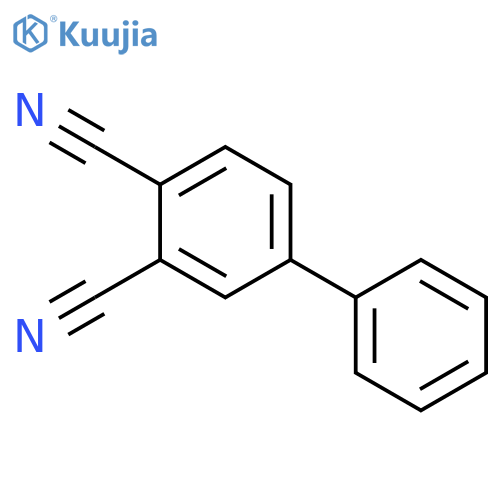 [1,1'-BIPHENYL]-3,4-DICARBONITRILE structure