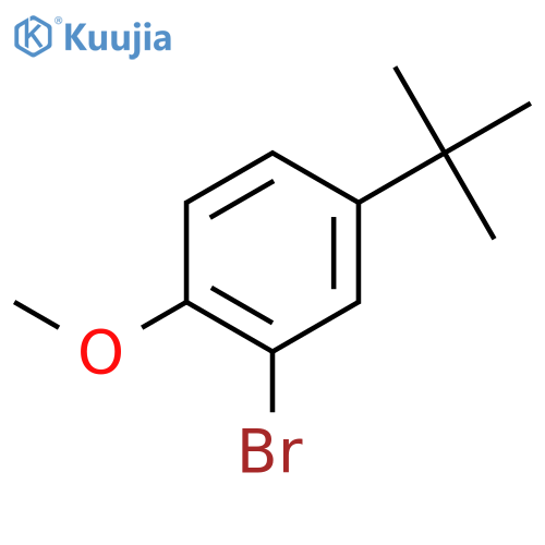2-Bromo-4-tert-butyl-1-methoxybenzene structure