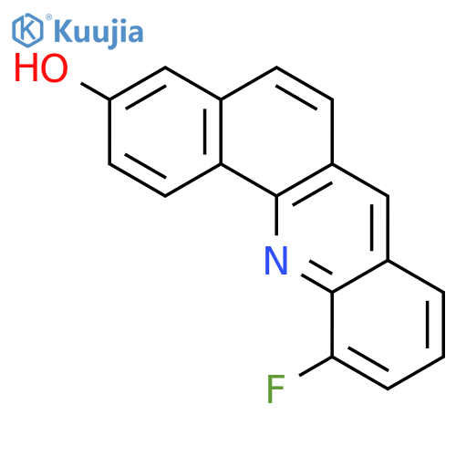 Benz[c]acridin-3-ol, 11-fluoro- structure
