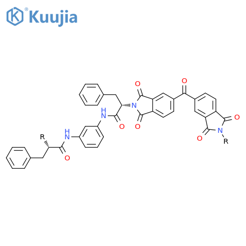 POLY[(1,3-DIHYDRO-1,3-DIOXO-2H-ISOINDOLE-2,5-DIYL)CARBONYL(1,3-DIHYDRO-1,3-DIOXO-2H-ISOINDOLE-5,2-DIYL)[(1S)-2-OXO-1-(PHENYLMETHYL)-1,2-ETHANEDIYL]IMINO-1,3-PHENYLENEIMINO[(2S)-1-OXO-2-(PHENYLMETHYL)-1,2-ETHANEDIYL]] structure