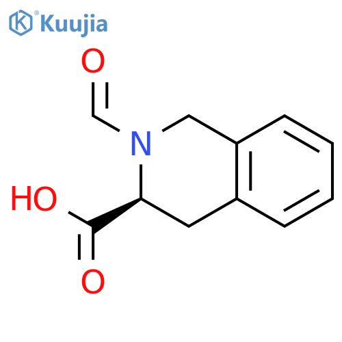 3-Isoquinolinecarboxylic acid, 2-formyl-1,2,3,4-tetrahydro-, (3S)- structure