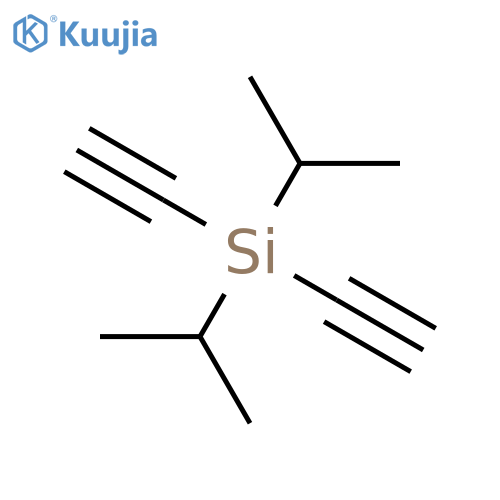 Silane, diethynylbis(1-methylethyl)- structure