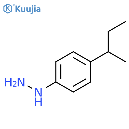 4-(butan-2-yl)phenylhydrazine structure