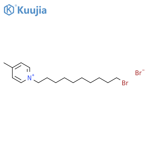 Pyridinium, 1-(10-bromodecyl)-4-methyl-, bromide structure