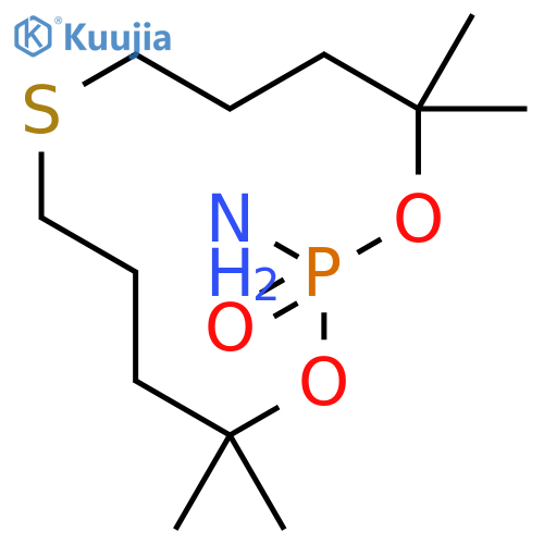 Phosphoramidic acid, thiobis(1,1-dimethyl-4,1-butanediyl) ester structure