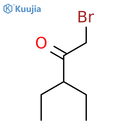 1-bromo-3-ethyl-2-Pentanone structure