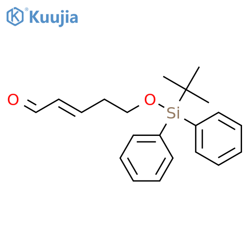 2-PENTENAL, 5-[[(1,1-DIMETHYLETHYL)DIPHENYLSILYL]OXY]-, (2E)- structure