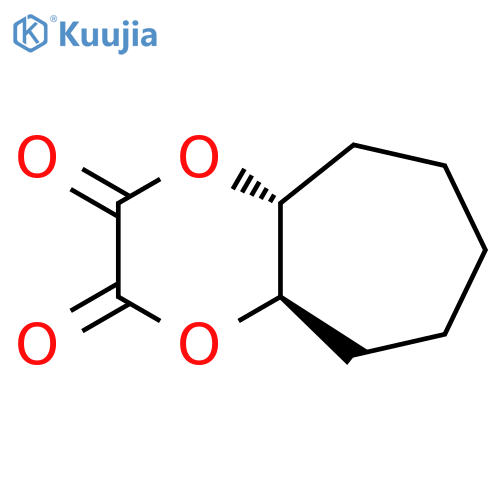 5H-Cyclohepta-1,4-dioxin-2,3-dione, hexahydro-, (4aR,9aR)-rel- structure