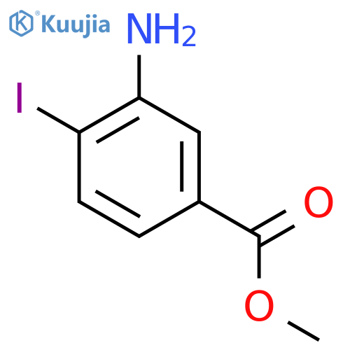 Methyl 3-amino-4-iodobenzoate structure