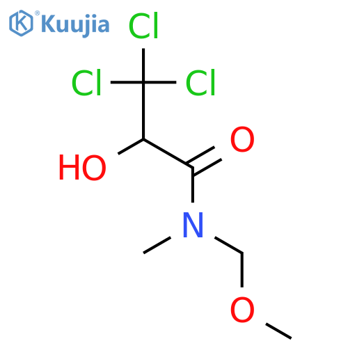 Propanamide, 3,3,3-trichloro-2-hydroxy-N-(methoxymethyl)-N-methyl- structure