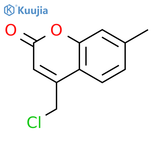 4-(chloromethyl)-7-methyl-2H-chromen-2-one structure