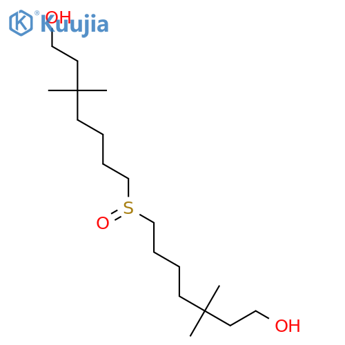 1-Heptanol, 7,7'-sulfinylbis[3,3-dimethyl- structure