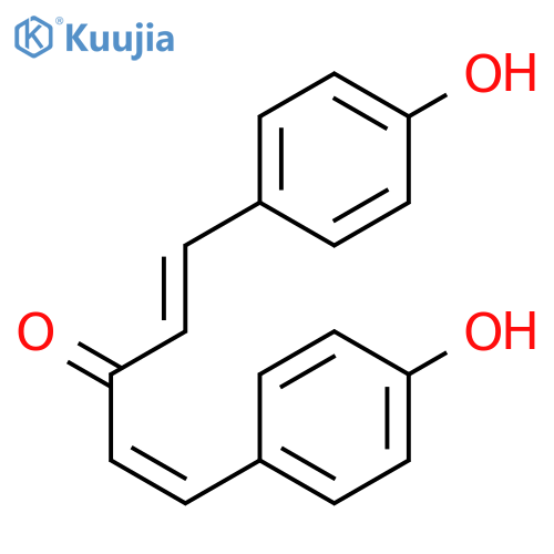 1,5-Bis(4-hydroxyphenyl)-1,4-pentadien-3-one; (E,Z)-form structure