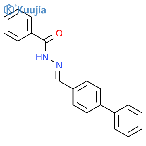 Benzoic acid, ([1,1'-biphenyl]-4-ylmethylene)hydrazide structure