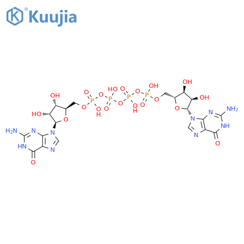[[(2S,3S,4R,5R)-5-(2-amino-6-oxo-3H-purin-9-yl)-3,4-dihydroxy-oxolan-2-yl]methoxy-hydroxy-phosphoryl]oxy-[[[(2S,3S,4R,5R)-5-(2-amino-6-oxo-3H-purin-9-yl)-3,4-dihydroxy-oxolan-2-yl]methoxy-hydroxy-phosphoryl]oxy-hydroxy-phosphoryl]oxy-phosphinic acid structure
