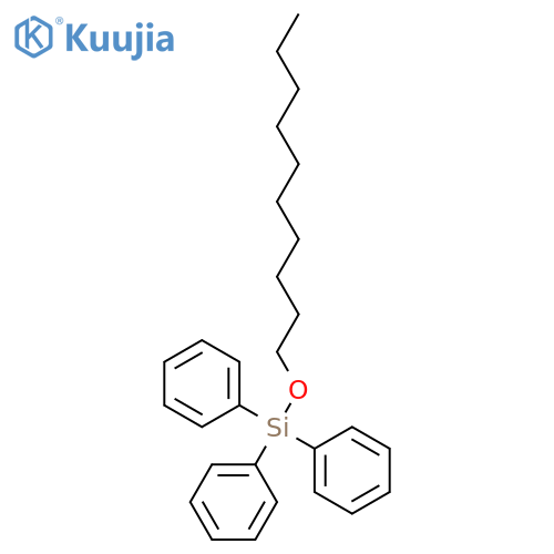 Silane, (decyloxy)triphenyl- structure