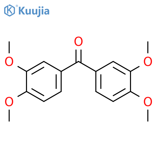 bis(3,4-dimethoxyphenyl)methanone structure